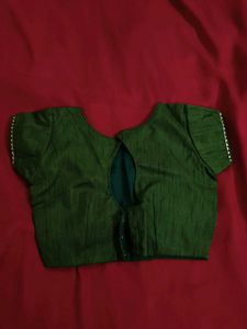 Tailored Green Blouse