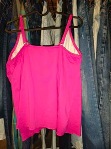 Hot Pink Swim Top 36 - 38 inches stretchable mater