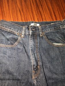 Imported High Waist Jeans (Dark Blue)