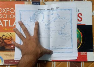 Atlas Books with FREE WORLD OUTLINE