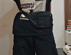 Black Waist Bag