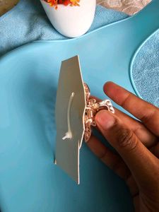 Combo Of Stone Stud Glass Earrings And Claw Clip