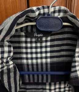 checked high low womens flannel