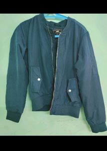 Max Blue Bomber Jacket