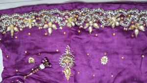 Lehnga Saree With Kurti &amp; Peticot