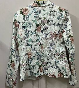 Floral Print Blazer