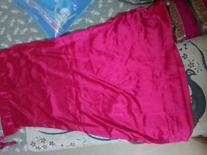 Pink &amp; Green Saree