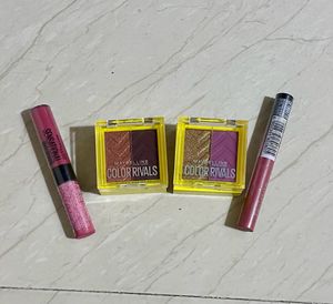 Maybelline Newyork Lipstick and eyeshadow Bundle