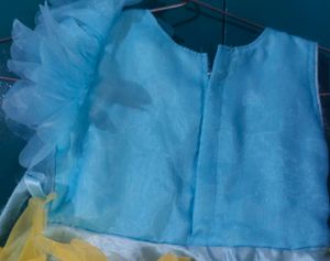 Multi Colours Girls Frock