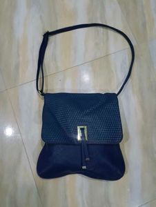 imported Blue Crossbody Bag