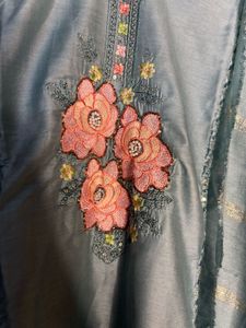 Chanderi Silk Heavy Suit Set
