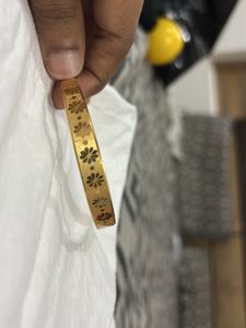 Golden Colour Bangle From Kashmir