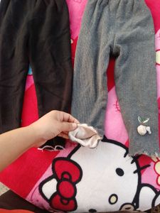 Cute Girl&#39;s Leggings (Set of 2)