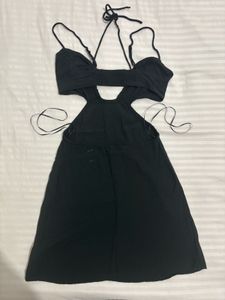 Little Black Dress with Cutouts