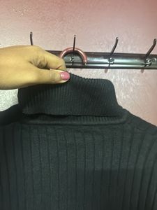 Black Turtleneck Sweater