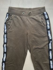 Olive 'Conquer' Track Pants