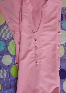 🌸🌸pink Kurti