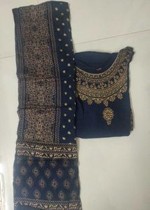Elegant Blue Kurta & Dupatta Set