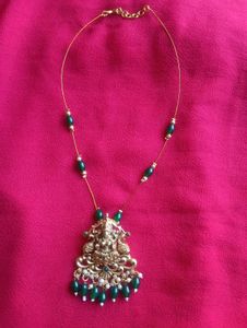 Big Size Laxmi Pendent Invisible Chain