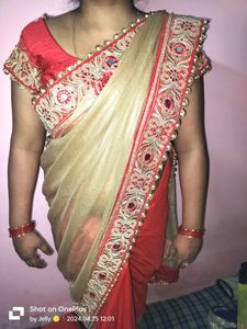 Designer Saree With Blouse