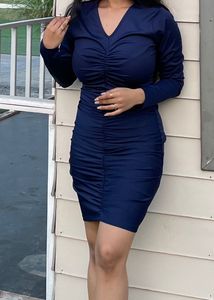 Blue Bodycon Dress