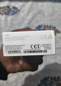 Original Apple Adaptor For Sell With Box And Bill