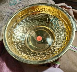NEW DECORATIVE PURE  BRASS URI BOWL