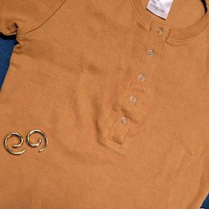 H&amp;M Yellow Crop Top