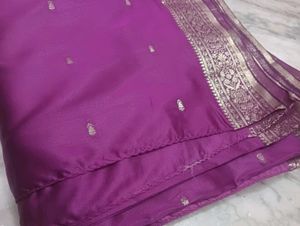 Purple Ethnic Dress Material