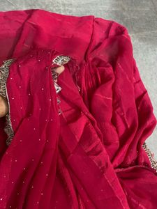 Saree With Heavy Blouse