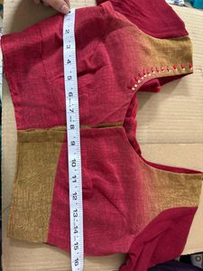 Double Colour Thread Work Saree