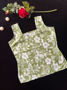 Floral Print Tank Top