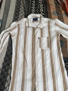 Striped Button-Down Shirt