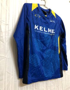 Kelme Long Sleeve Blue T shirt