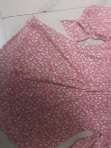 Girls  Pink Colour Top
