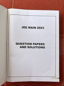 JEE Main 2023 Papers
