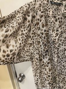 Zara Animal Print Blouse