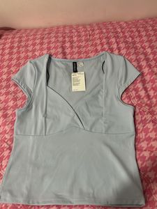 Cute Light Blue Top