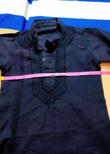 2-3 Years Old Baby Boy Chikankari Kurta