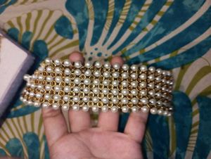 Pearl &amp; Rhinestone Bracelet
