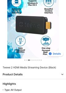 Teewe 2 HDMI Streaming Dongle