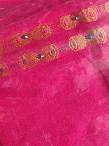 Elegant Pink Saree