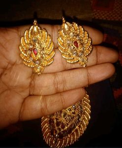 Sree Hari Pendent Set With Earrings.