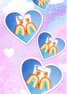Light Weight Rainbow Earrings