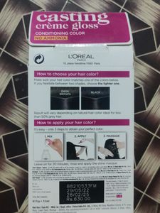 Loreal Casting Hair Colour Some Gift Also Send In Package
