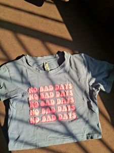 printed tshirt no bad days