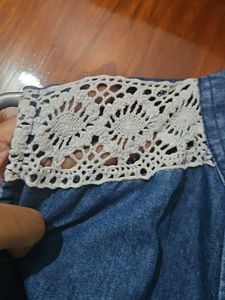 Denim Sleeveless Top