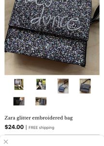 Zara Glitter Bag