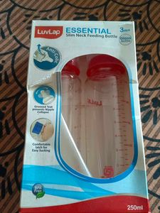 LuvLap Borosilicate Glass Feeding Bottle – 250ml |