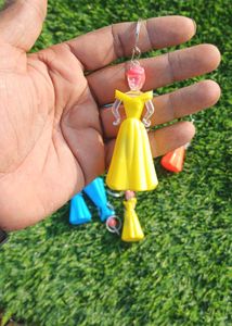 SET OF 1 Baby Doll Light Keychain